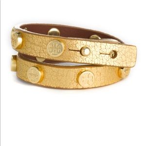 Tory Burch Wrap Bracelet (Gold)